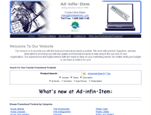 Tablet Screenshot of adinfiniteminc.com